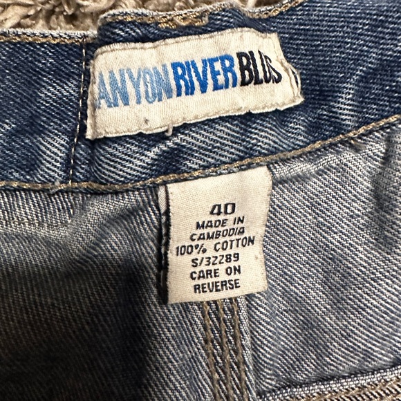 2000s Carpenter Jean Shorts Jorts Sz40 - Picture 3 of 3